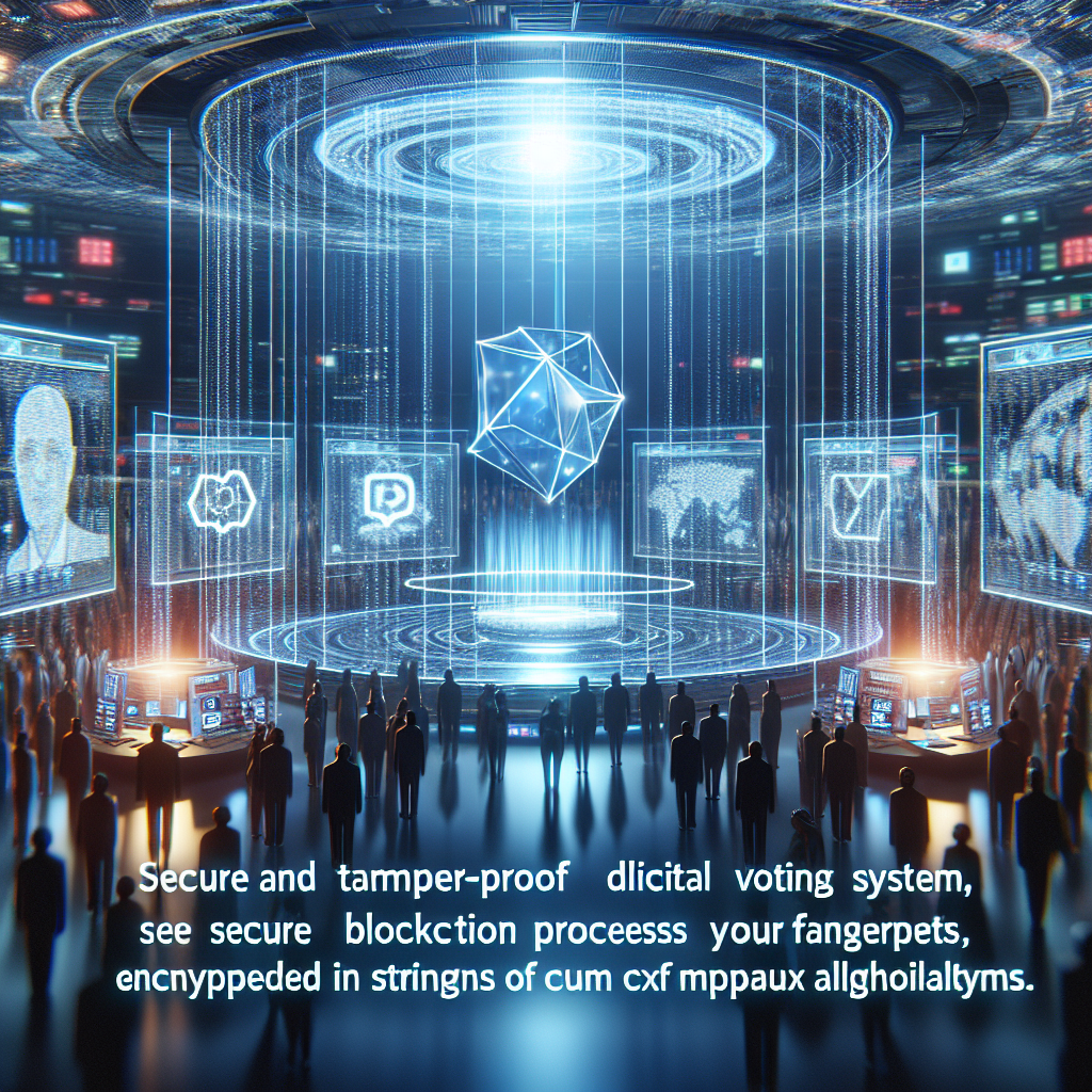 The role of blockchain in ensuring transparent and secure digital elections