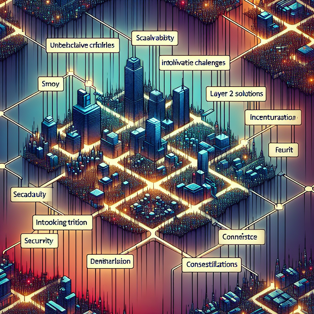 What are the key challenges of scaling blockchain networks and how are they being overcome?